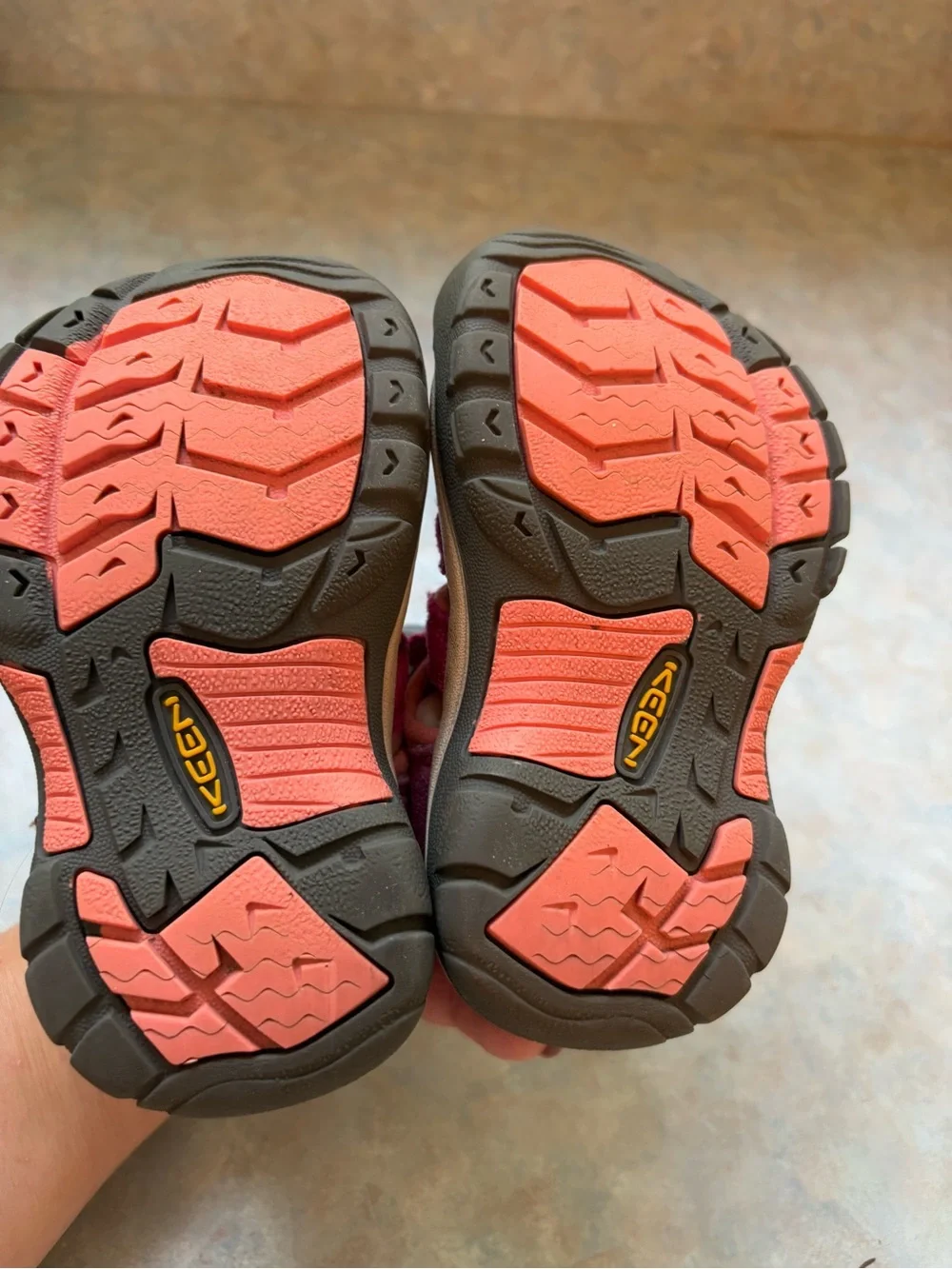 Keen Kids Pink and Orange Outdoor Sandals